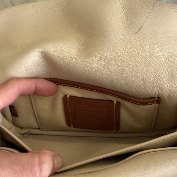 COACH Pillow Tabby Shoulder Bag 18, Cream - Picture 8 of 10